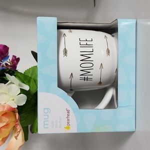 Pearhead Mom Life 14oz Ceramic Coffee Mug NWT